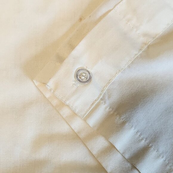 Original Guayabera By Dimension Men's 5XL Ivory Cuban Short‎ Sleeve Embroidered - Picture 8 of 11